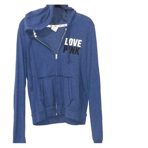 Love Pink Zip up hoodie